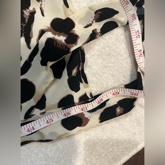 Cheetah print wrap skirt large women midi adjustable tie - Picture 7 of 8